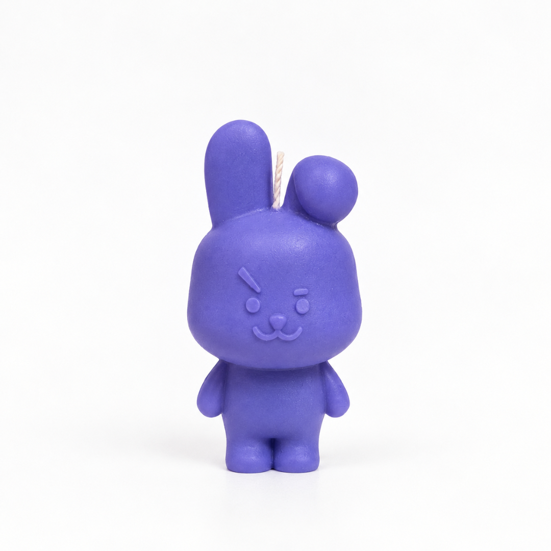 Vela Cooky morada del Pack BTS