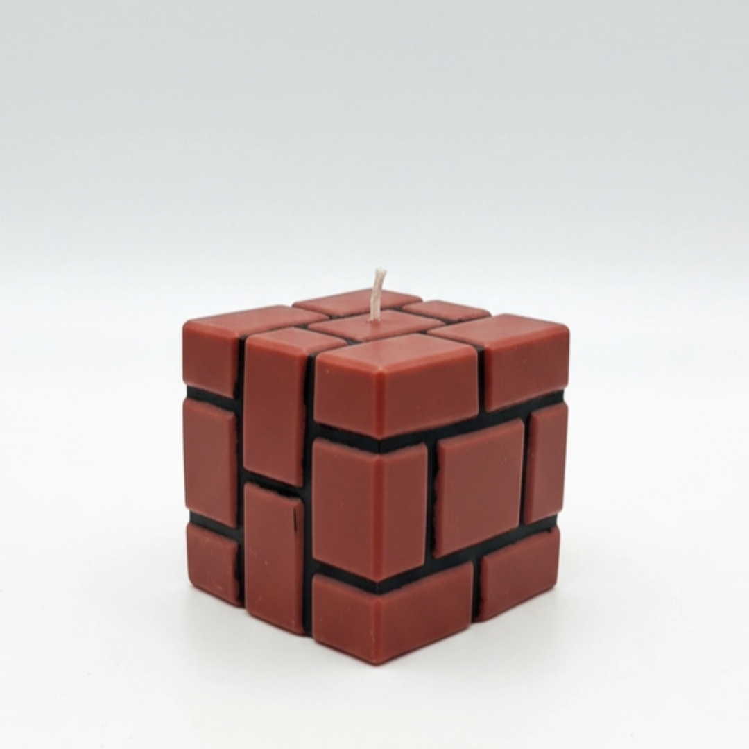 Vela Bloque Ladrillo Súper Mario