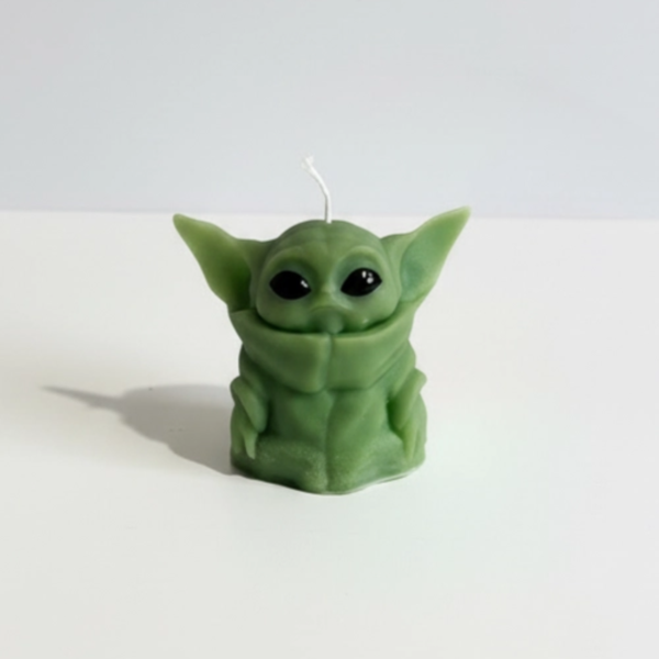 Baby Yoda Vela Aromática