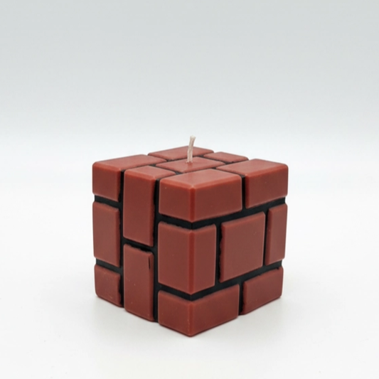 Vela Bloque Ladrillo Súper Mario